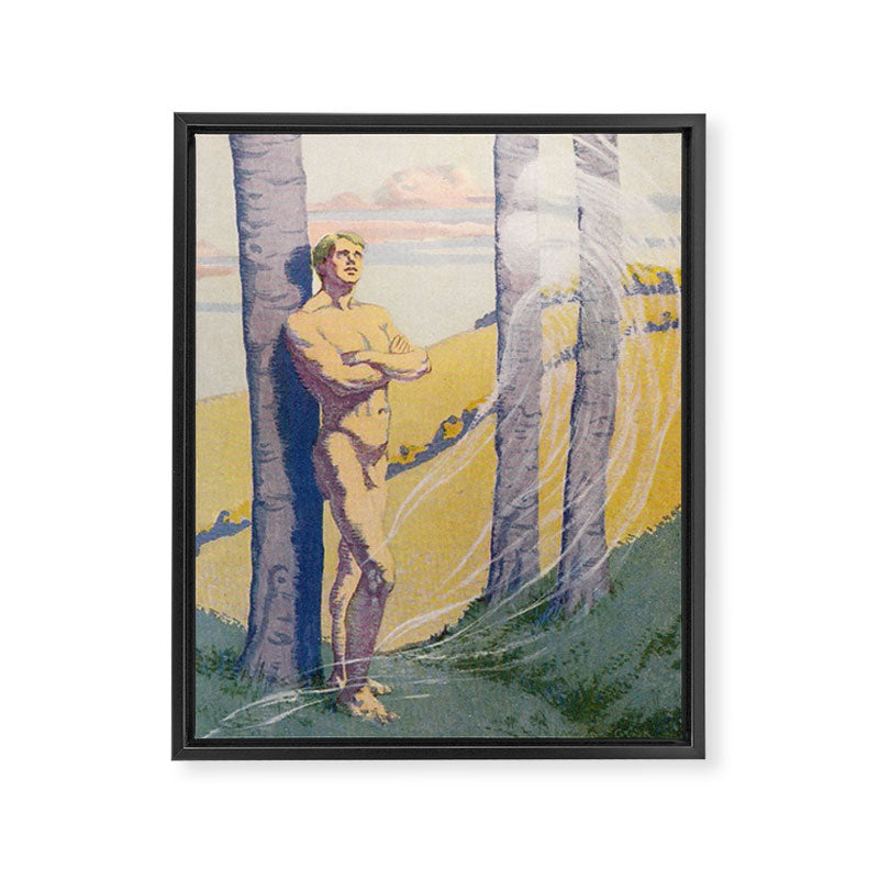"Living beings, identities now doubtless near us in the air that we know not of" (Margaret C. Cook) Framed Canvas Print Gallery Image 6