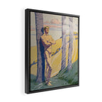 "Living beings, identities now doubtless near us in the air that we know not of" (Margaret C. Cook) Framed Canvas Print Gallery Image 2