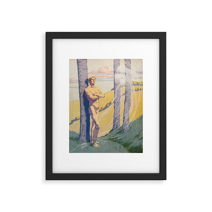 "Living beings, identities now doubtless near us in the air that we know not of" (Margaret C. Cook) Framed Art Print Gallery Image 1