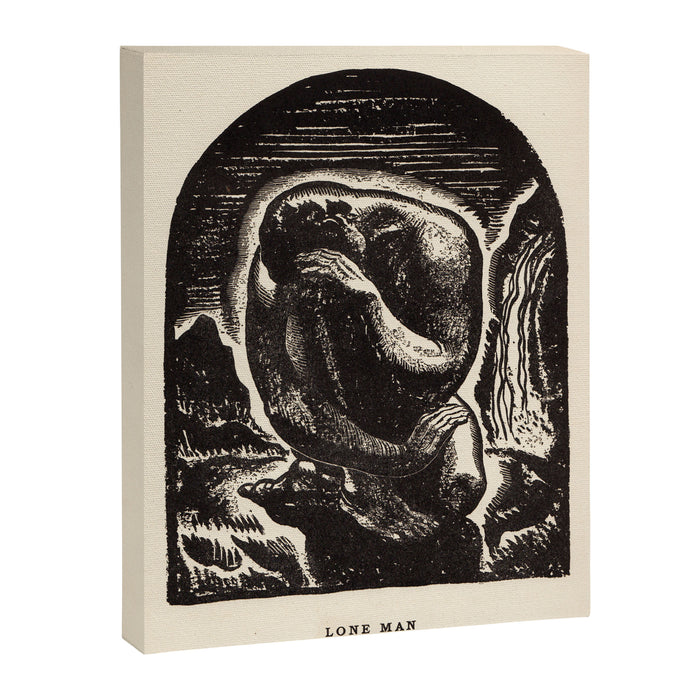 "Lone Man" by Rockwell Kent (1919) Canvas Print Gallery Image 1