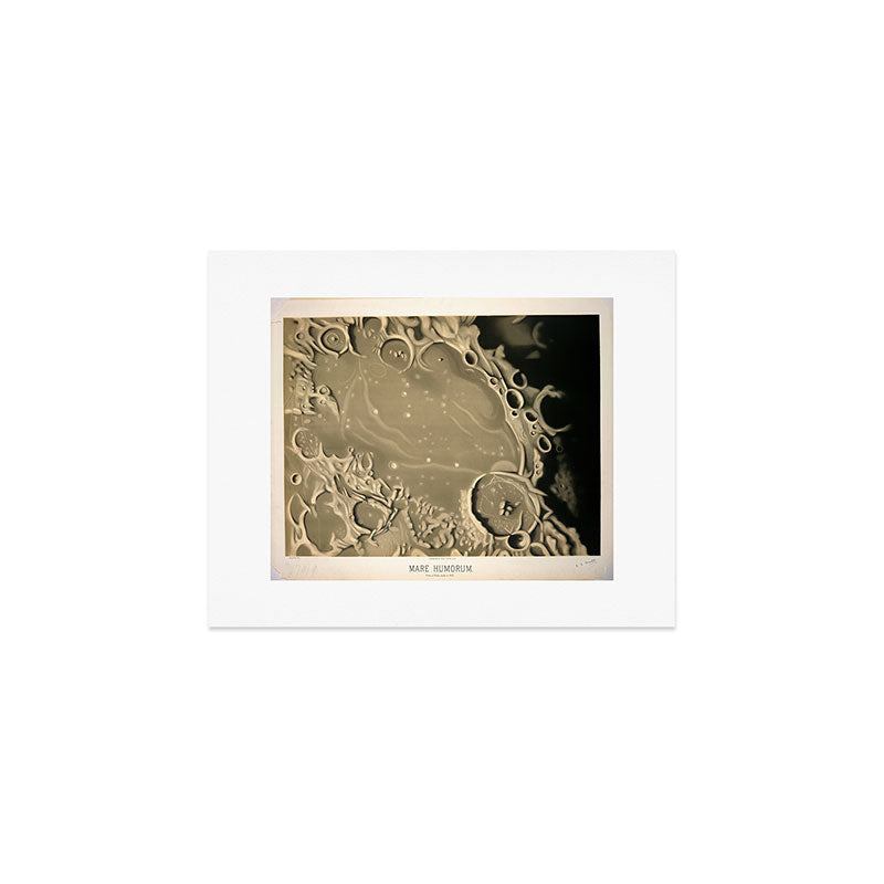 Mare Humorum by Étienne Léopold Trouvelot (1875) Art Print Gallery Image 1