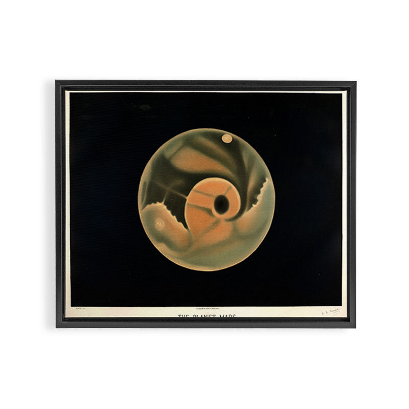 Mars by Étienne Léopold Trouvelot (1877) Framed Canvas Print Gallery Image 12