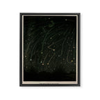 Meteor shower by Étienne Léopold Trouvelot (1868) Framed Canvas Print Gallery Image 6