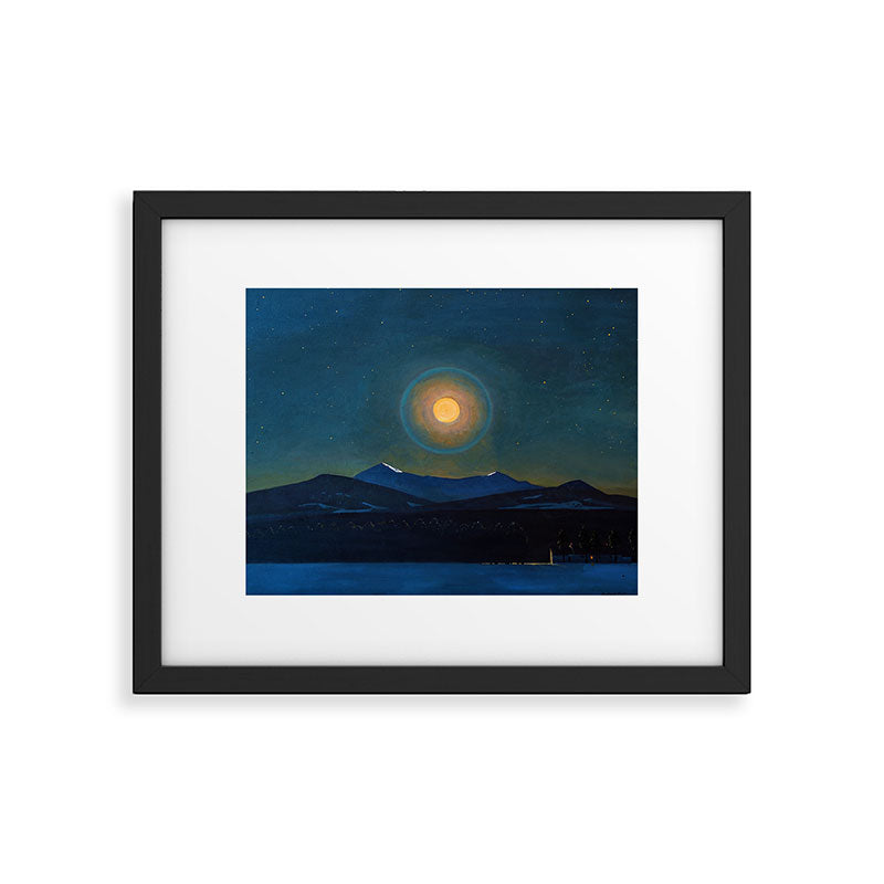 "Moonlight, Winter" by Rockwell Kent (1940) Framed Art Print Gallery Image 4