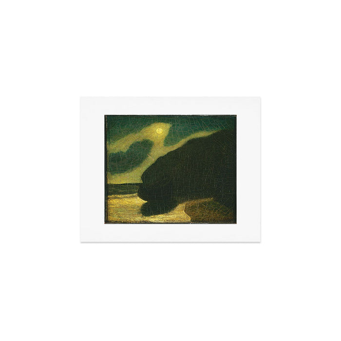 "Moonlit Cove" by Albert Pinkham Ryder (1880) Art Print Gallery Image 1