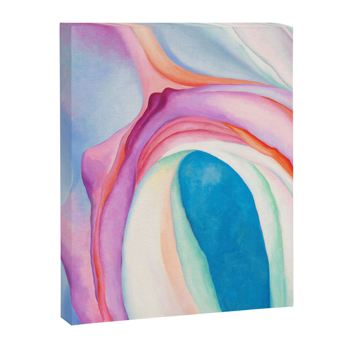 "Music, Pink and Blue No. 2" by Georgia O'Keeffe, 1918 Canvas Print Gallery Image 1
