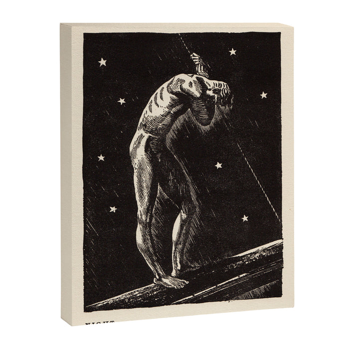 "Night" by Rockwell Kent (1919) Canvas Print Gallery Image 1