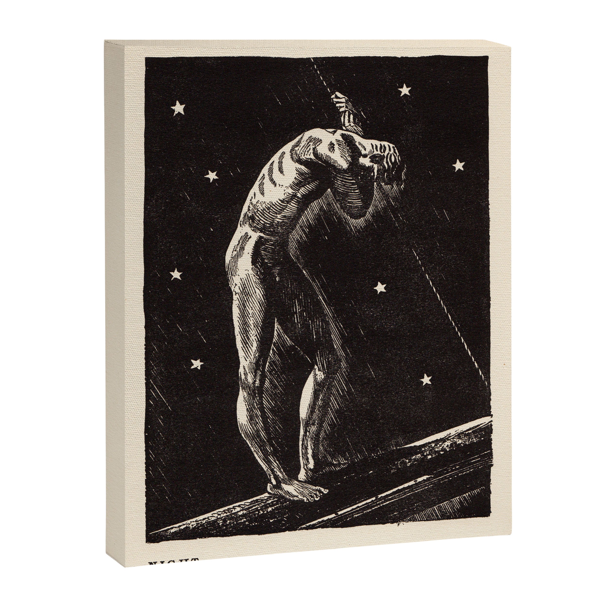 "Night" by Rockwell Kent (1919) Canvas Print Gallery Image 6