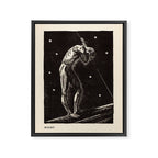"Night" by Rockwell Kent (1919) Framed Canvas Print Gallery Image 6