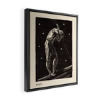 "Night" by Rockwell Kent (1919) Framed Canvas Print Gallery Image 2