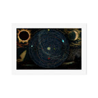 "Planetary System, Eclipse of the Sun, the Moon, the Zodiacal Light, Meteoric Shower" by Levi Walter Yaggi, 1887 Art Print Gallery Image 1