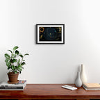 "Planetary System, Eclipse of the Sun, the Moon, the Zodiacal Light, Meteoric Shower" by Levi Walter Yaggi, 1887 Framed Art Print Gallery Image 2