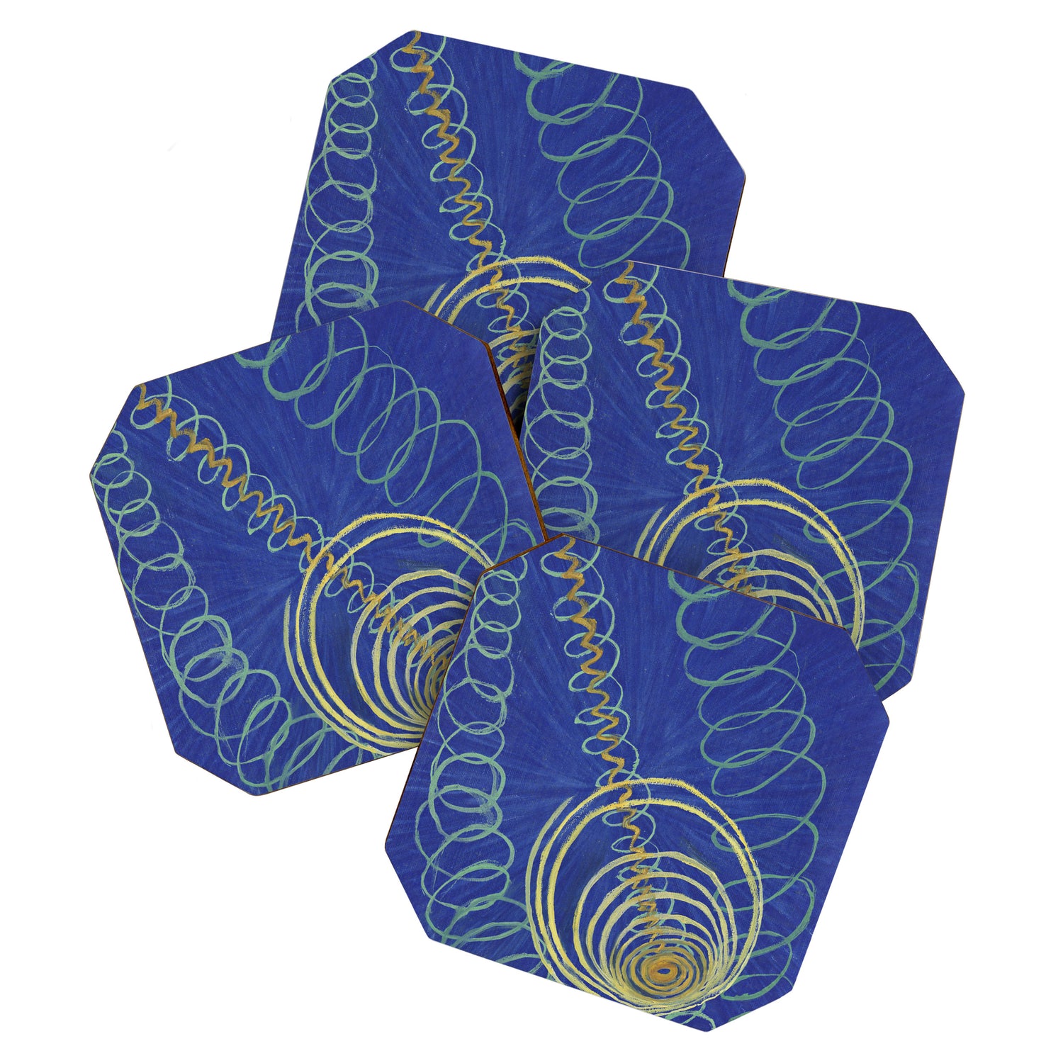 "Primordial Chaos" by Hilma af Klint (1906-1907) Coaster Gallery Image 1