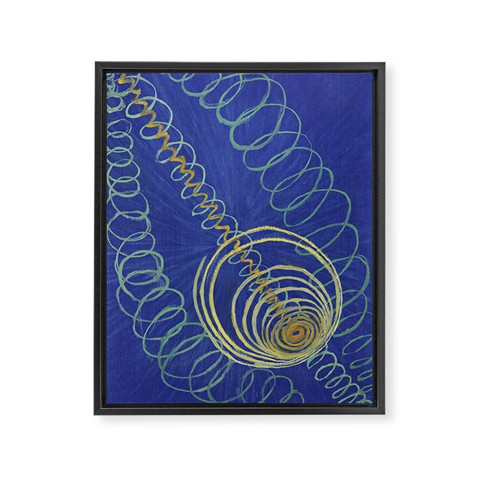 "Primordial Chaos" by Hilma af Klint (1906-1907) Framed Canvas Print Gallery Image 1