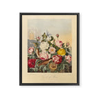 Roses from "The Temple of Flora," 1812 (benefitting The Nature Conservancy) Framed Canvas Print Gallery Image 6