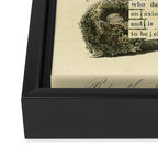 Ruby-throated Hummingbird Divination from # An Almanac of Birds # Divinations for Uncertain Days Framed Canvas Print Gallery Image 3