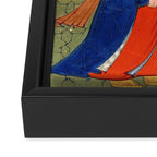 Rumi (detail from a 16th-century Persian illuminated manuscript)  Framed Canvas Print Gallery Image 3