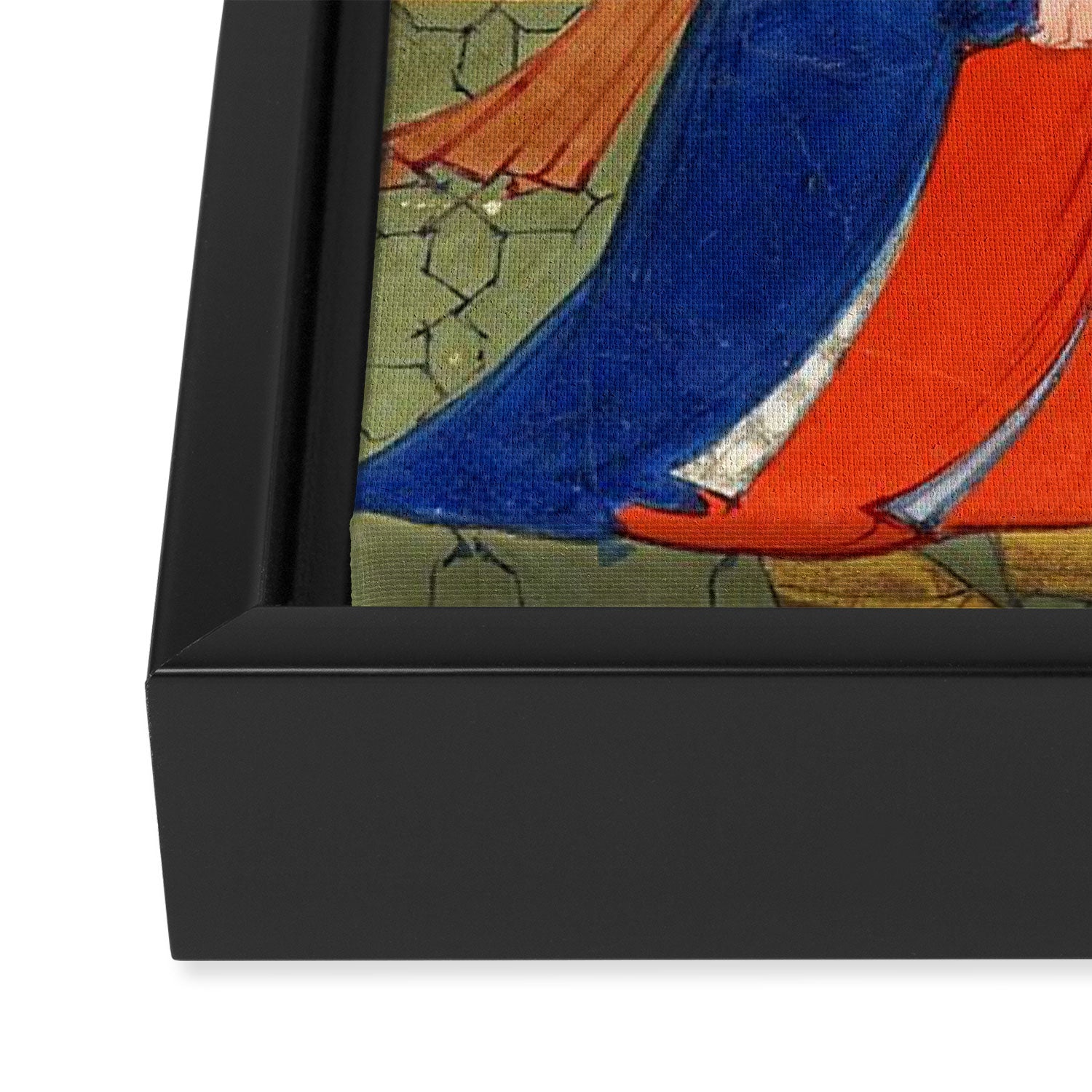 Rumi (detail from a 16th-century Persian illuminated manuscript)  Framed Canvas Print Gallery Image 3