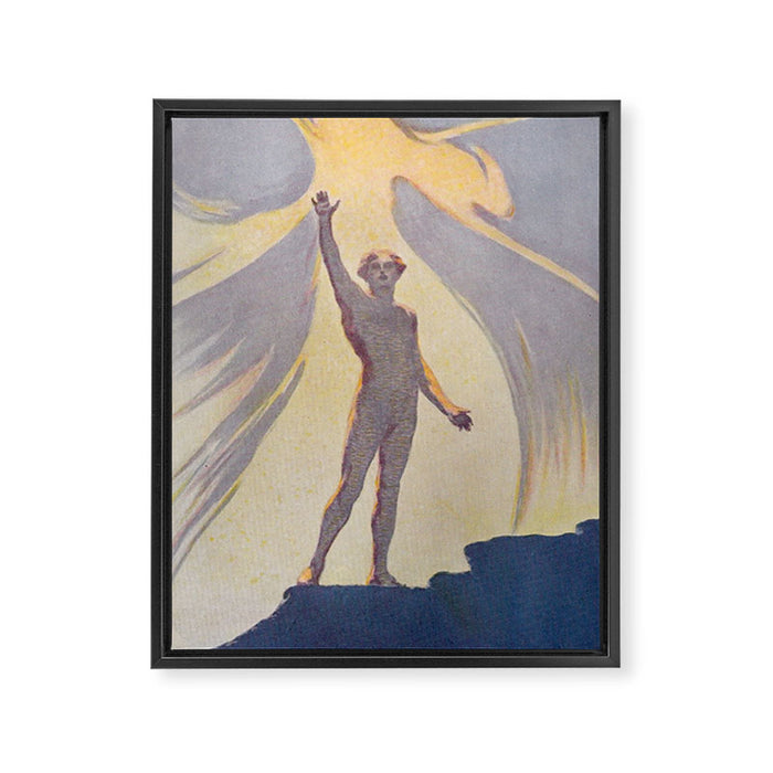 "Salut au monde!" (Margaret C. Cook, Leaves of Grass, 1913) Framed Canvas Print Gallery Image 1