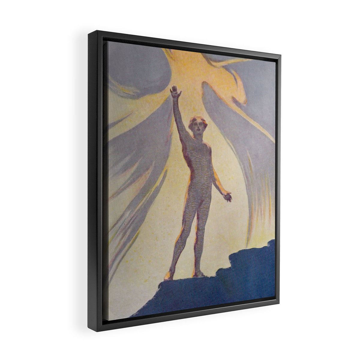"Salut au monde!" (Margaret C. Cook, Leaves of Grass, 1913) Framed Canvas Print Gallery Image 2