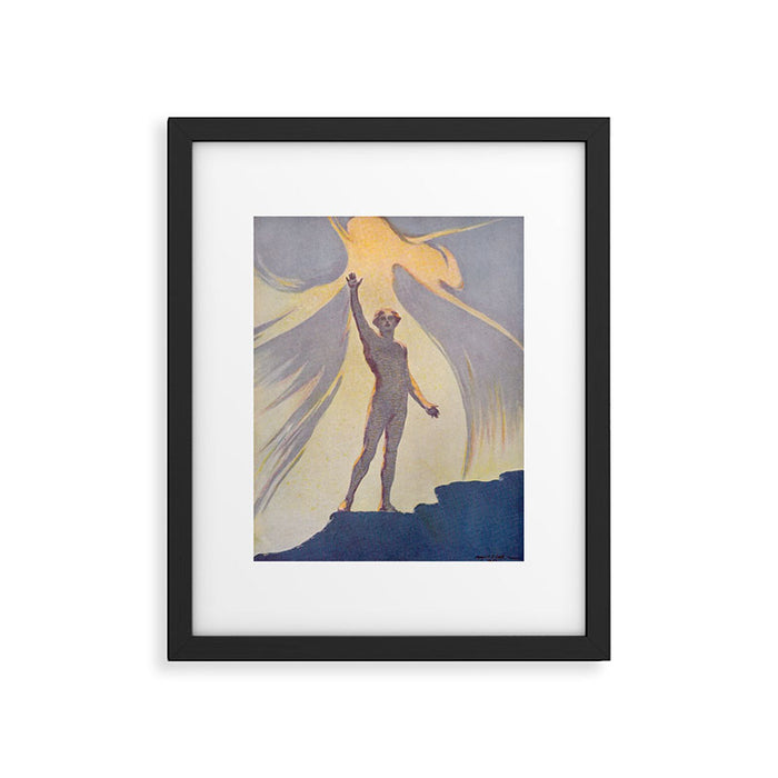 "Salut au monde!" (Margaret C. Cook, Leaves of Grass, 1913) Framed Art Print Gallery Image 1