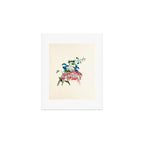  Salvia and dielytra flowers by Clarissa Munger Badger, 1866 (benefitting The Nature Conservancy) Art Print Gallery Image 1