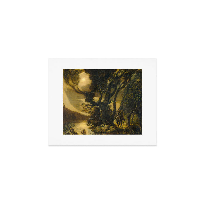 "Siegfried and the Rhine Maidens" by Albert Pinkham Ryder (1888/1891) Art Print Gallery Image 1