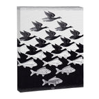 "Sky and Water I" by M.C. Escher Canvas Print Gallery Image 8