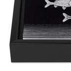 "Sky and Water I" by M.C. Escher Framed Canvas Print Gallery Image 3