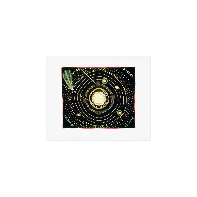 Solar System quilt by Ellen Harding Baker (1886) Art Print Gallery Image 1