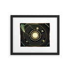 Solar System quilt by Ellen Harding Baker (1886) Framed Art Print Gallery Image 4