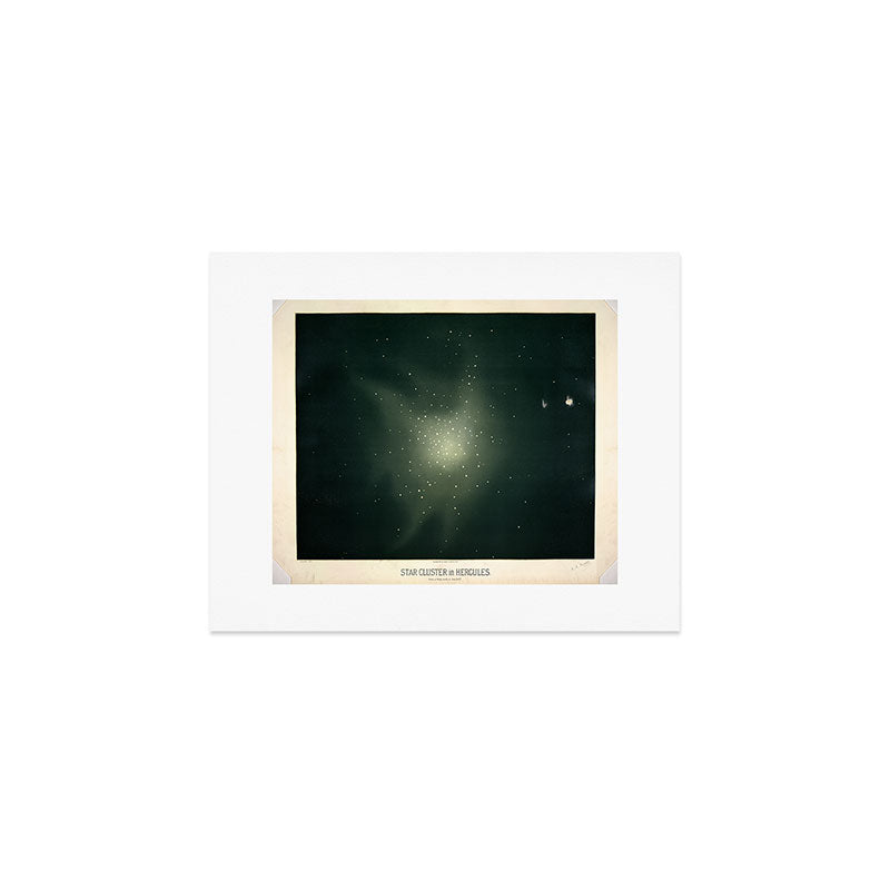Star clusters in Hercules by Étienne Léopold Trouvelot (1877) Art Print Gallery Image 1