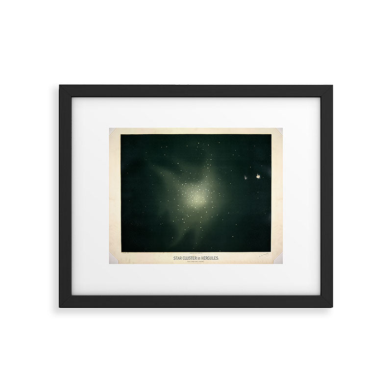 Star clusters in Hercules by Étienne Léopold Trouvelot (1877) Framed Art Print Gallery Image 5