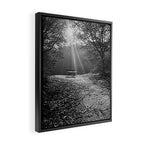 "Sunlit Solitude" by Maria Popova Framed Canvas Print Gallery Image 2