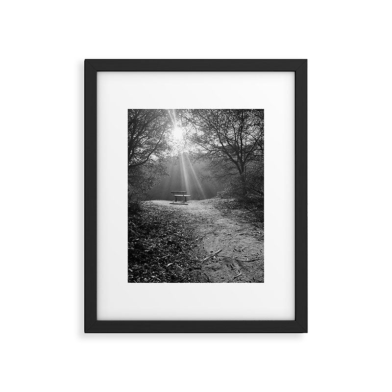 "Sunlit Solitude" By Maria Popova Framed Art Print