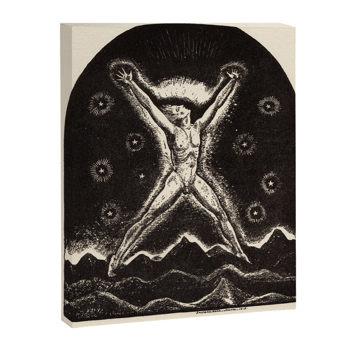 "Superman" by Rockwell Kent (1919) Canvas Print Gallery Image 1