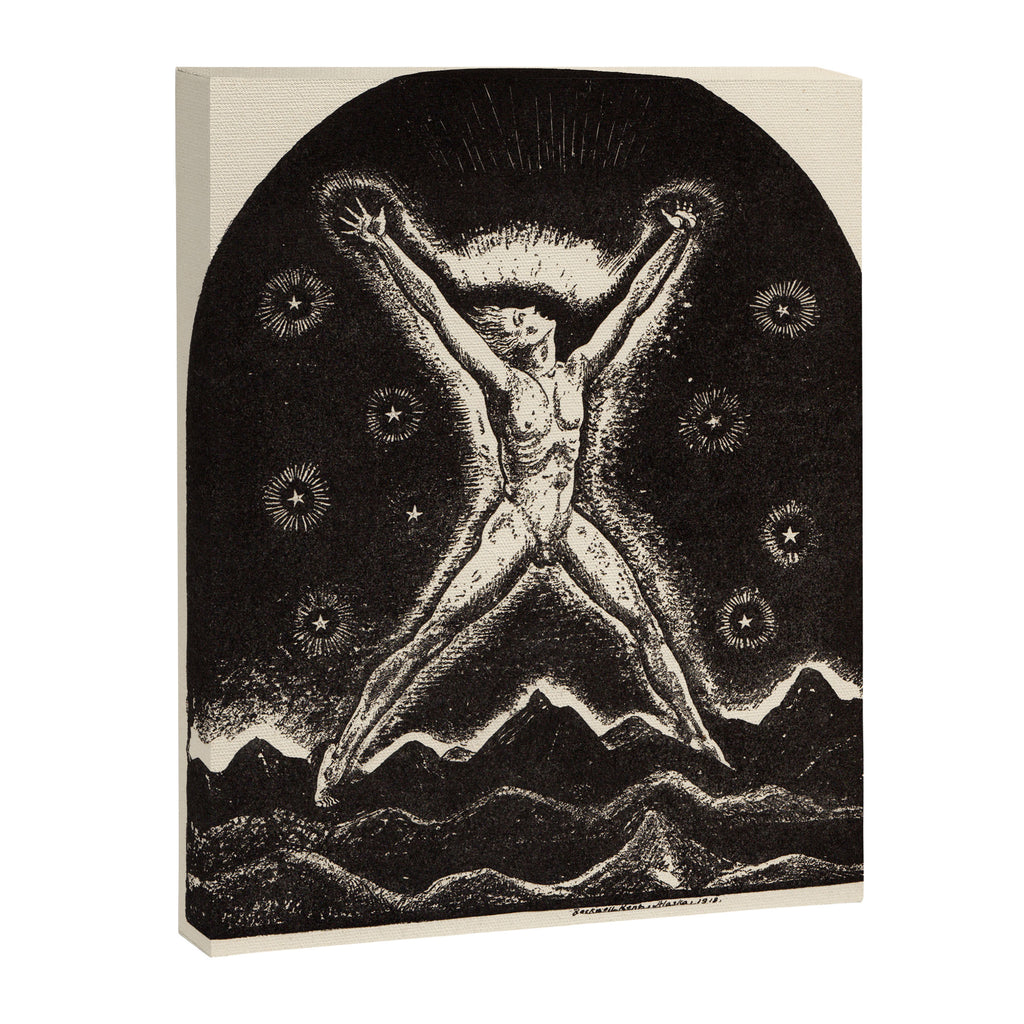 "Superman" by Rockwell Kent (1919) Canvas Print Gallery Image 6