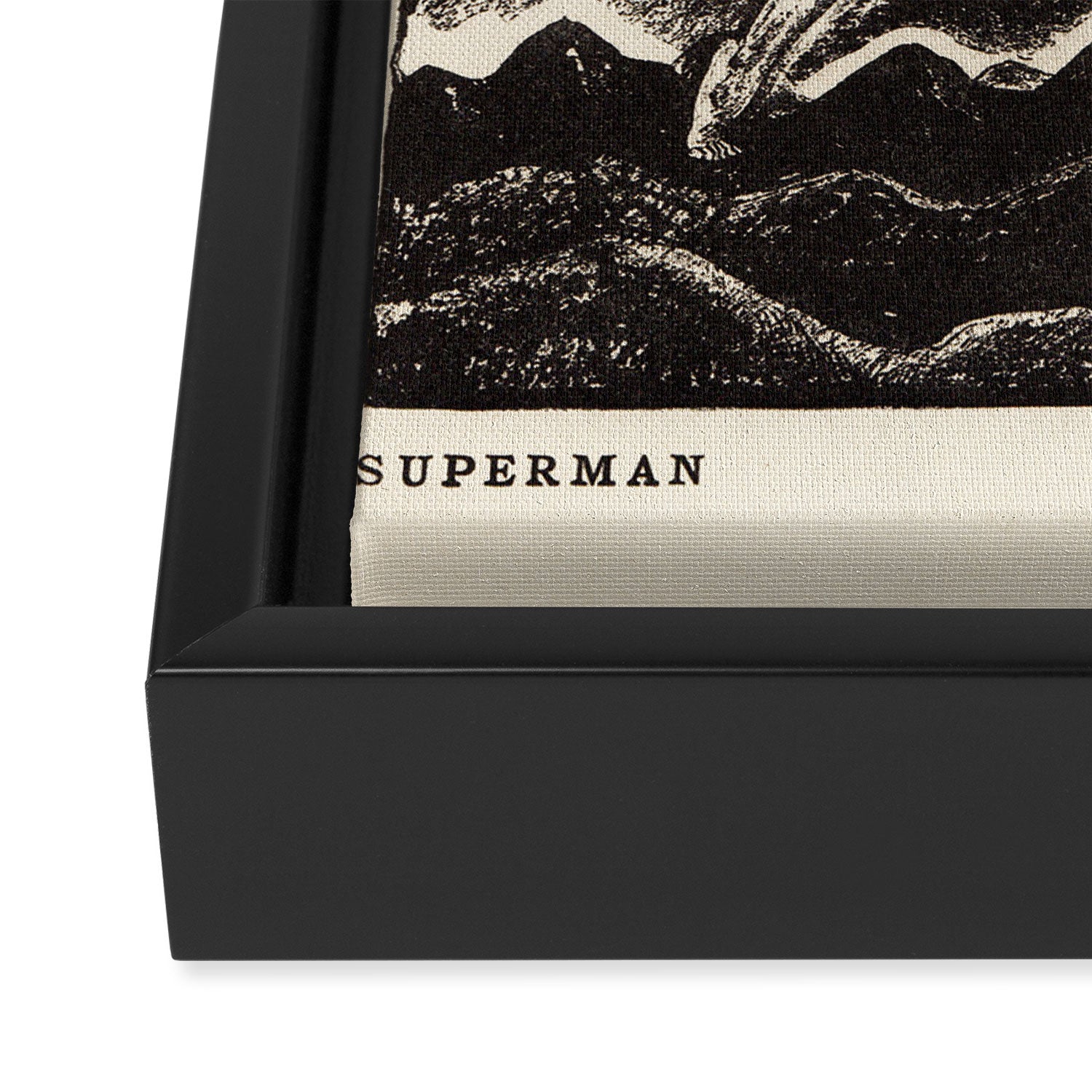 "Superman" by Rockwell Kent (1919) Framed Canvas Print Gallery Image 3
