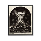 "Superman" by Rockwell Kent (1919) Framed Canvas Print Gallery Image 6