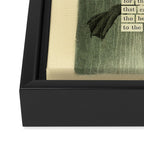 Swan Divination from 'An Almanac of Birds - Divinations for Uncertain Days' (almanacofbirds.org) Framed Canvas Print Gallery Image 3