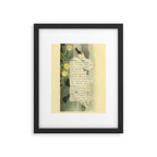 Swan Divination from 'An Almanac of Birds - Divinations for Uncertain Days' (almanacofbirds.org) Framed Art Print Gallery Image 5