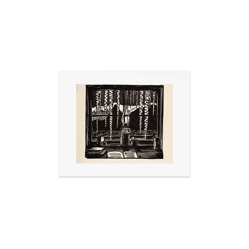 "The Cabin Window" by Rockwell Kent (1918) Art Print Gallery Image 1