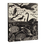 "The Fifth Day of Creation" by M.C. Escher Canvas Print Gallery Image 6