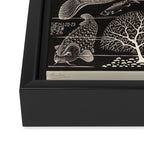 "The Fifth Day of Creation" by M.C. Escher Framed Canvas Print Gallery Image 3