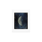 The first surviving photograph of the Moon (John Adams Whipple, Harvard College Observatory, 1852) Art Print Gallery Image 1