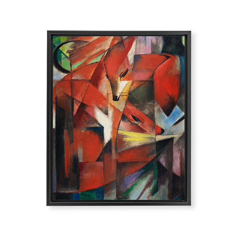 "The Foxes" by Franz Marc, 1913 Framed Canvas Print Gallery Image 6