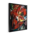 "The Foxes" by Franz Marc, 1913 Framed Canvas Print Gallery Image 2