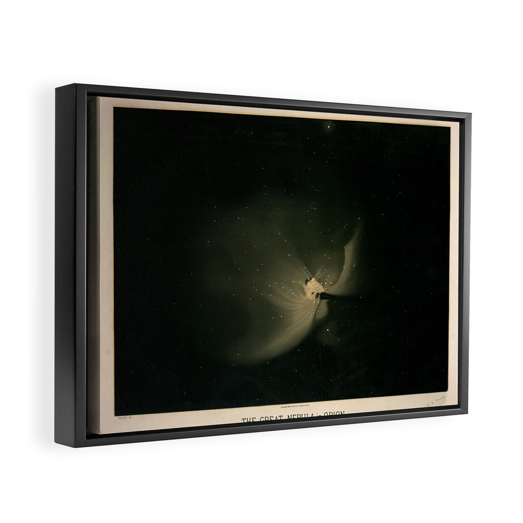 The great nebula in Orion by  Étienne Léopold Trouvelot (1875-1876) Framed Canvas Print Gallery Image 2
