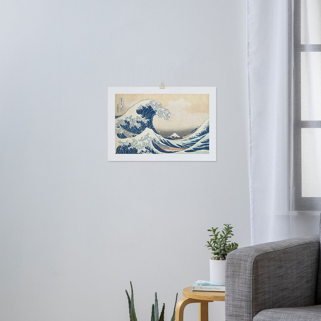 "The Great Wave off Kanagawa" by Hokusai, 1831 Art Print Gallery Image 3