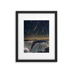 The Leonid meteor showers of 1833 over Niagara Falls by Edmund Weiss Framed Art Print Gallery Image 5
